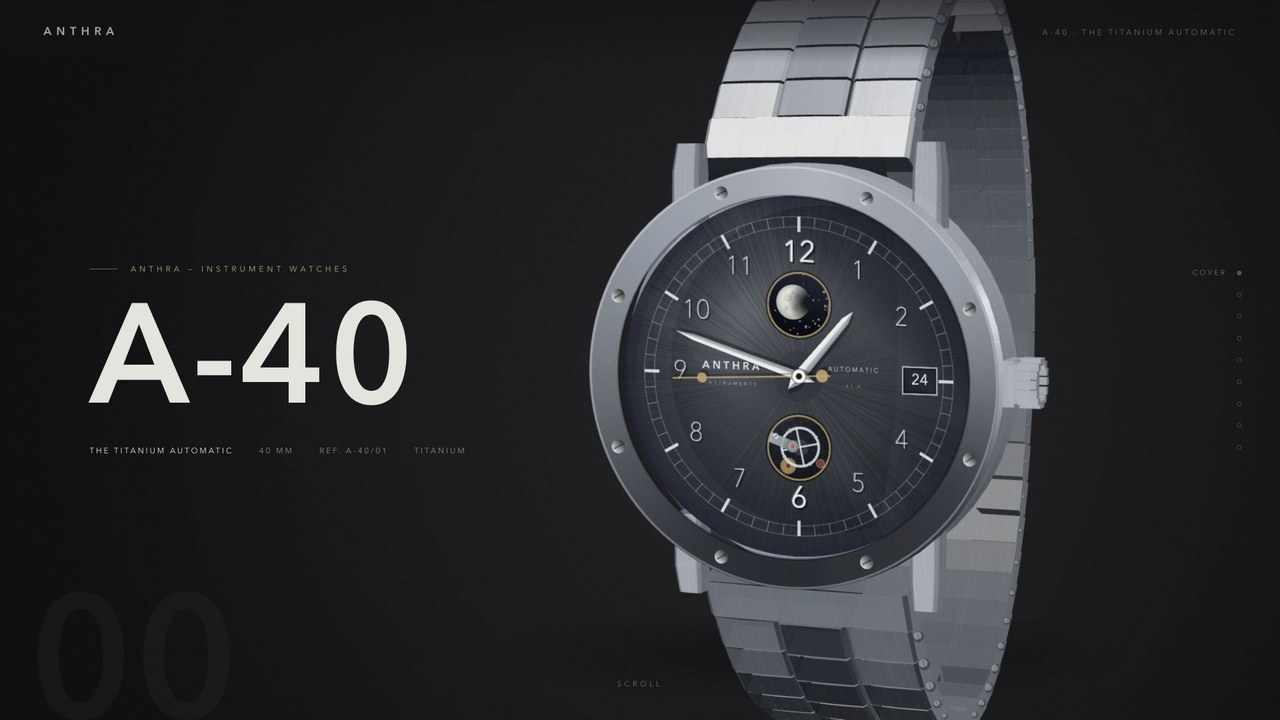 Diseño interactivo Anthra A-40