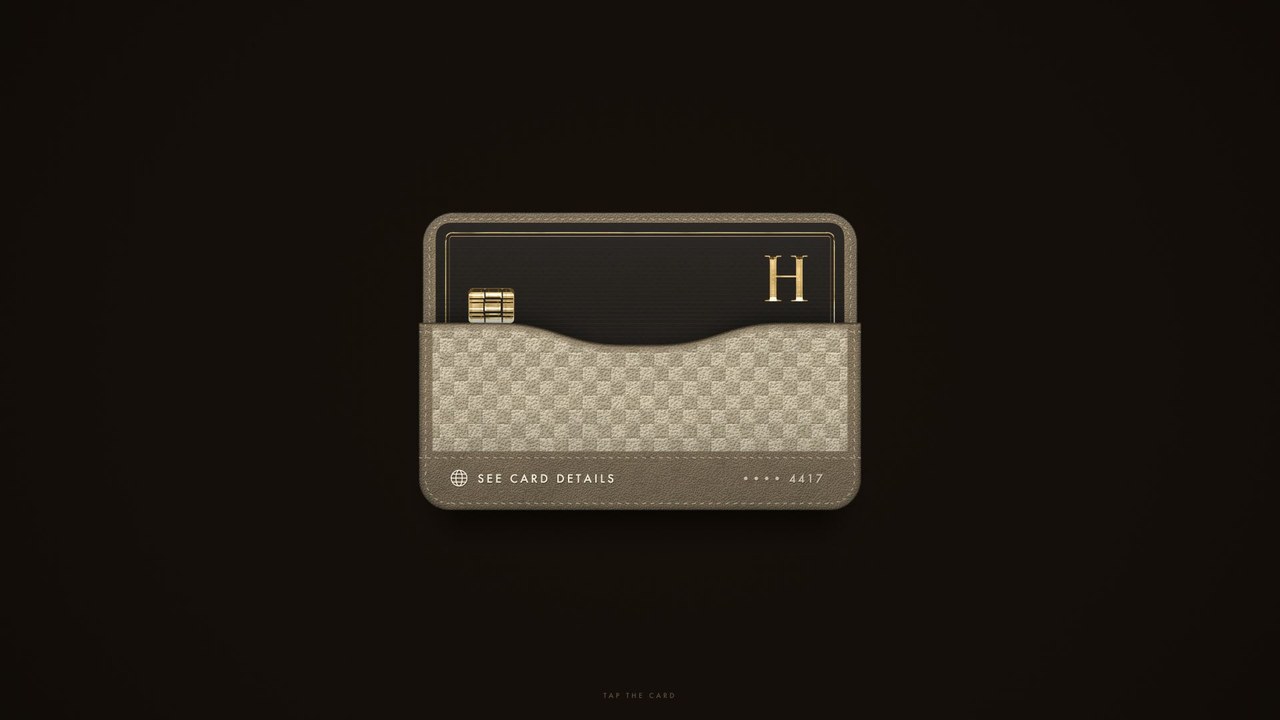Diseño interactivo Halcyon Card