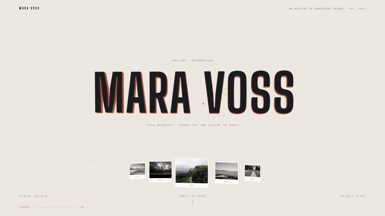 Diseño interactivo Mara Voss